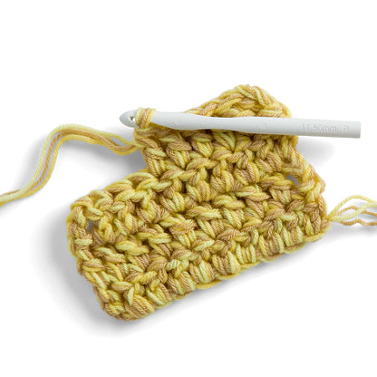 Red Heart Weekend Speedy Crochet Kit + Tutorial - Discontinued Item Neutral Yellows