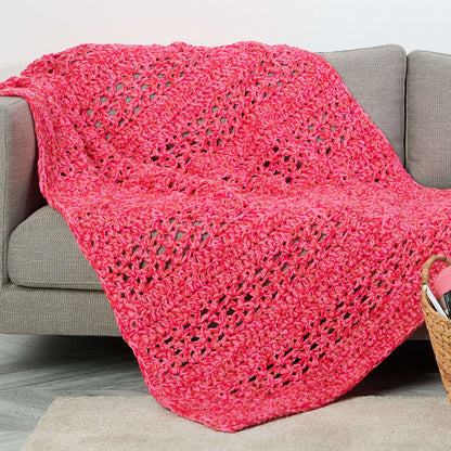 Red Heart Weekend Speedy Crochet Kit + Tutorial - Discontinued Item Hot Pinks