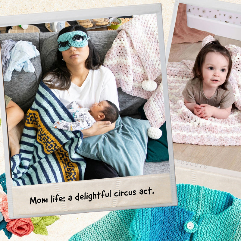 Mother's day pattern collection banner.