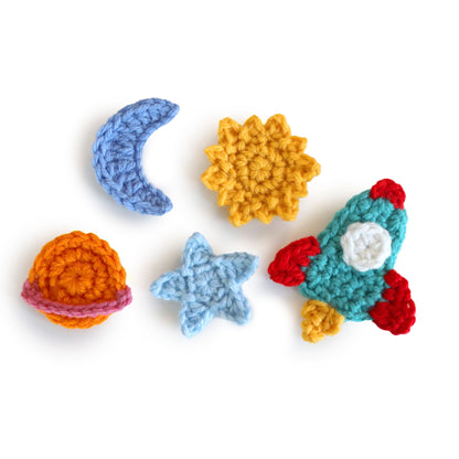 Red Heart Galaxy Bag Charms Galaxy Bag Charms made using Red Heart yarn