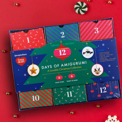 Red Heart Advent Calendar Kit 12 Days