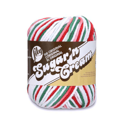 Lily Sugar'n Cream Ombres Yarn Mistletoe