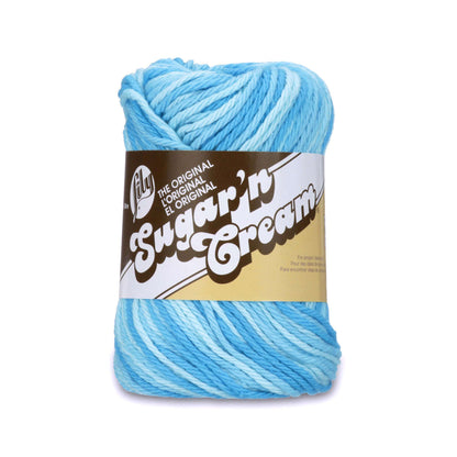 Lily Sugar'n Cream Ombres Yarn Swimming Pool Ombre