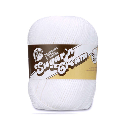 Lily Sugar'n Cream Super Size Yarn White