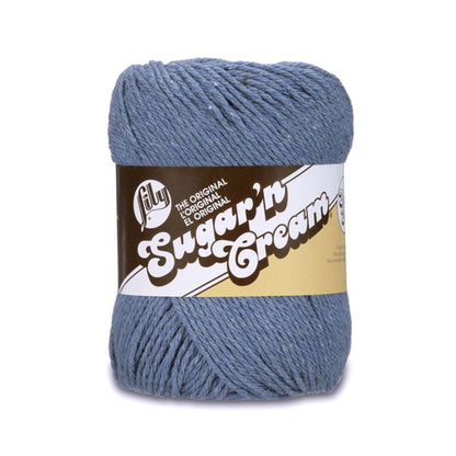 Lily Sugar'n Cream Super Size Yarn Blue Jeans