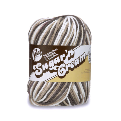 Lily Sugar'n Cream Super Size Ombre Yarn Chocolate Ombre