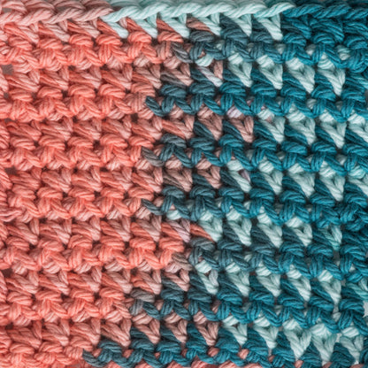 Lily Sugar'n Cream Super Size Ombre Yarn Coral Seas Ombre