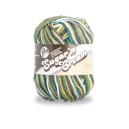 Lily Sugar'n Cream Super Size Ombre Yarn - Discontinued Shades Rickrack Ombre