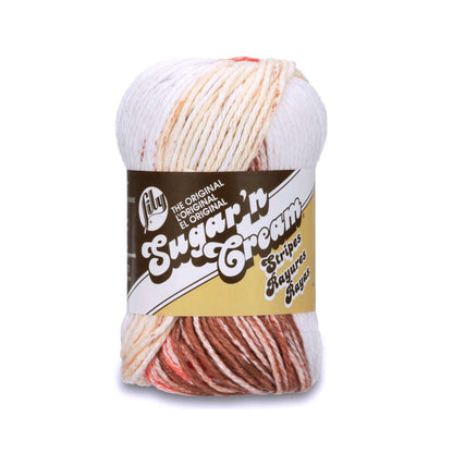 Lily Sugar'n Cream Stripes Yarn Natural Stripes