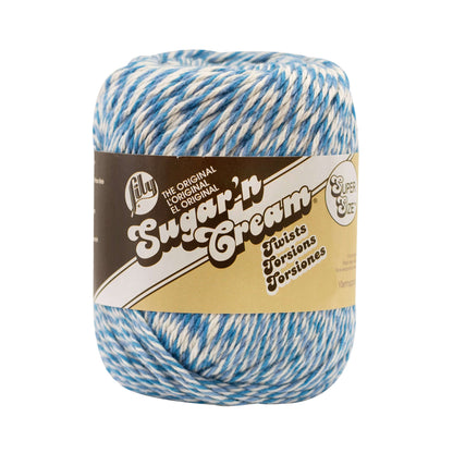Lily Sugar'n Cream Super Size Twists Yarn - Discontinued Shades Denim