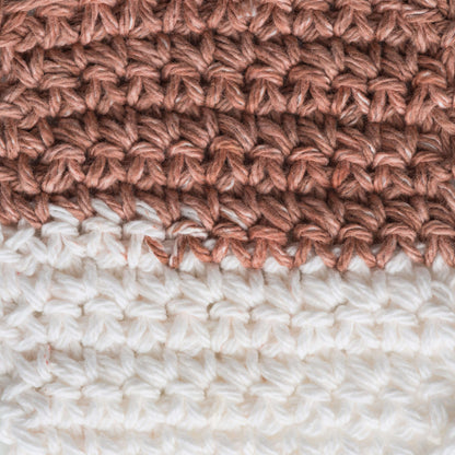 Lily Sugar'n Cream Super Size Stripes Yarn - Clearance Shades Natural Stripes