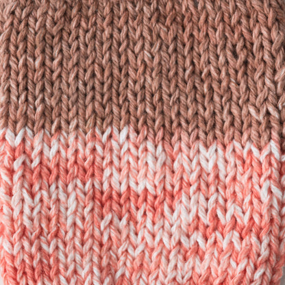 Lily Sugar'n Cream Super Size Stripes Yarn - Clearance Shades Natural Stripes