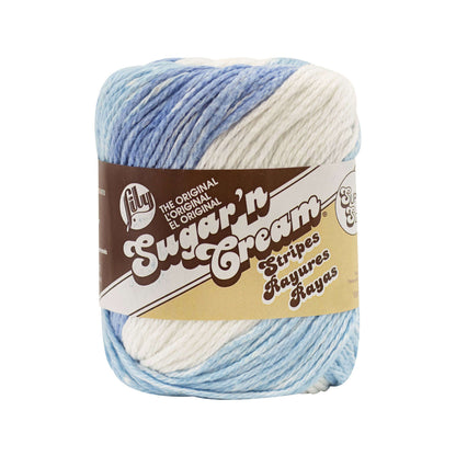 Lily Sugar'n Cream Super Size Stripes Yarn - Discontinued Shades Tie Dye Stripes