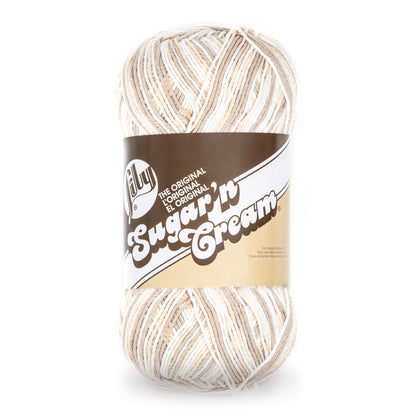Lily Sugar'n Cream Big Ball Ombres Yarn (340g/12oz) - Discontinued Shades Queen Ann's Lace