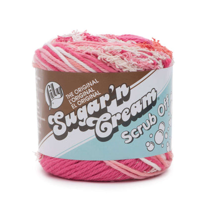 Lily Sugar'n Cream Scrub Off Yarn - Discontinued Shades Energetic Pink