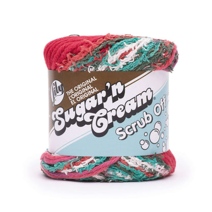 Lily Sugar'n Cream Scrub Off Yarn Holly Jolly