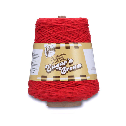 Lily Sugar'n Cream Cone Yarn (400g/14oz) Red