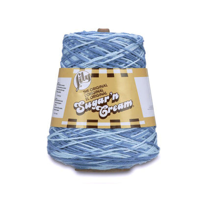 Lily Sugar'n Cream Cone Yarn (400g/14oz) Faded Denim