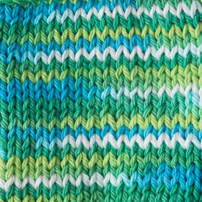 Lily Sugar'n Cream Cone Yarn (400g/14oz) Emerald Energy Ombre