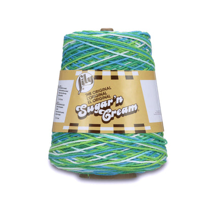 Lily Sugar'n Cream Cone Yarn (400g/14oz) Emerald Energy Ombre