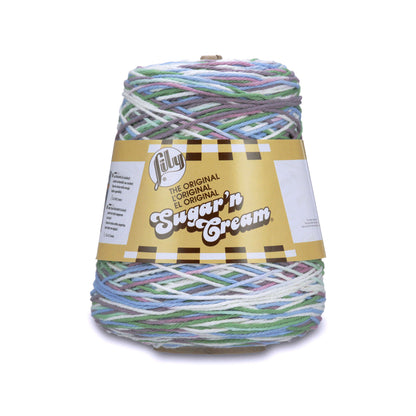 Lily Sugar'n Cream Cone Yarn (400g/14oz) Freshly Pressed Ombre