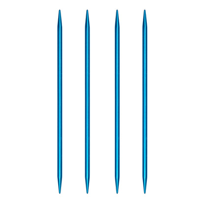 Susan Bates Silvalume 4 Pack, Double Point Knitting Needles U.S. 8 (5 mm)