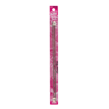 Susan Bates Silvalume 10" Single Point Knitting Needles U.S. 1 (2.25 mm)