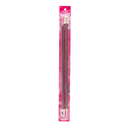 Susan Bates Silvalume 14" Single Point Knitting Needles U.S. 15 (10 mm)