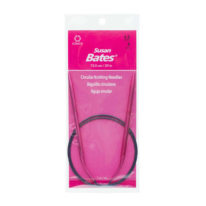 Susan Bates Silvalume 29" Circular Knitting Needles U.S. 9 (5.5 mm)