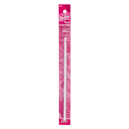 Susan Bates Luxite 5.5" Plastic Crochet Hook - Discontinued Items U.S. F/5 (3.75 mm)
