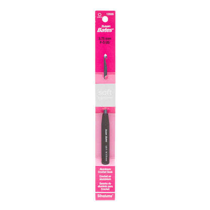 Susan Bates Silvalume Soft Ergonomic Crochet Hooks U.S. F/5 (3.75 mm)