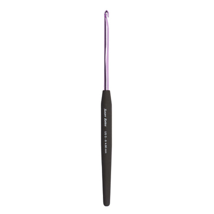 Susan Bates Silvalume Soft Ergonomic Crochet Hooks U.S. G/6 (4 mm)