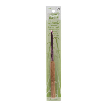 Susan Bates Silvalume Bamboo Handle/Aluminum Head Crochet Hook - Discontinued Items U.S. 7 (4.5 mm)