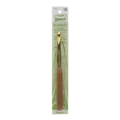 Susan Bates Silvalume Bamboo Handle/Aluminum Head Crochet Hook - Discontinued Items U.S. G/6 (4 mm)