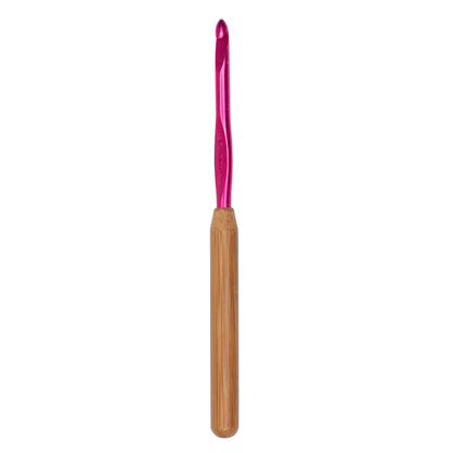 Susan Bates Silvalume Bamboo Handle/Aluminum Head Crochet Hook - Discontinued Items U.S. I/9 (5.5 mm)