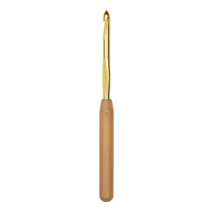Susan Bates Silvalume Bamboo Handle/Aluminum Head Crochet Hook - Discontinued Items U.S. J/10 (6 mm)