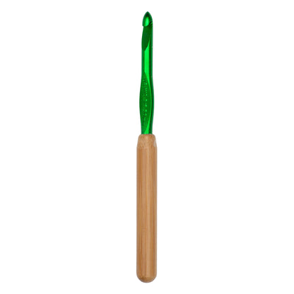 Susan Bates Silvalume Bamboo Handle/Aluminum Head Crochet Hook - Discontinued Items U.S. K/10½ (6.5 mm)