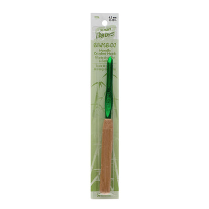 Susan Bates Silvalume Bamboo Handle/Aluminum Head Crochet Hook - Discontinued Items U.S. K/10½ (6.5 mm)