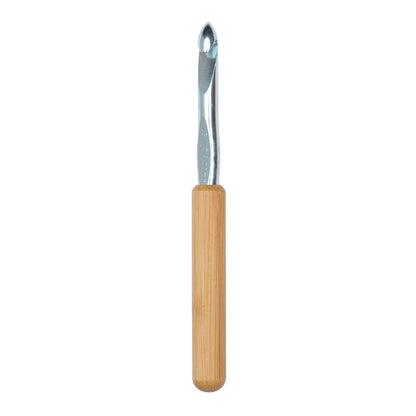 Susan Bates Silvalume Bamboo Handle/Aluminum Head Crochet Hook - Discontinued Items U.S. M/13 (9 mm)
