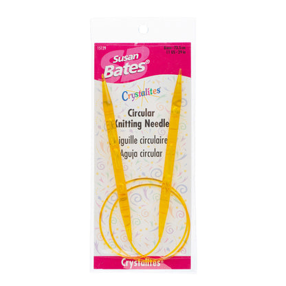 Susan Bates Crystalites 29" Circular Knitting Needles - Clearance Items* U.S. 11 (8 mm)
