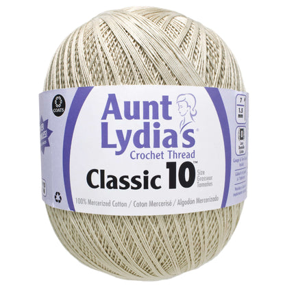 Aunt Lydia's Classic Crochet Thread (Jumbo) Size 10 Natural