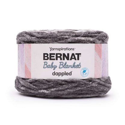 Bernat Baby Blanket Dappled Yarn Charcoal