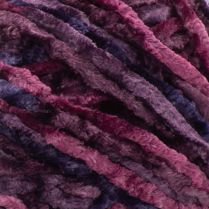 Bernat Crushed Velvet Yarn Burgundy