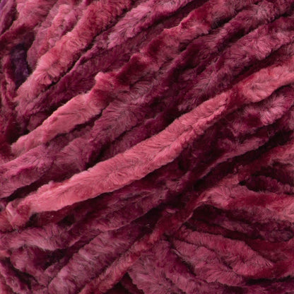 Bernat Crushed Velvet Yarn Cranberry Cider