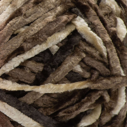 Bernat Crushed Velvet Yarn Coffee