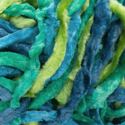 Bernat Crushed Velvet Yarn Tropical Greens
