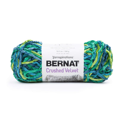 Bernat Crushed Velvet Yarn Tropical Greens