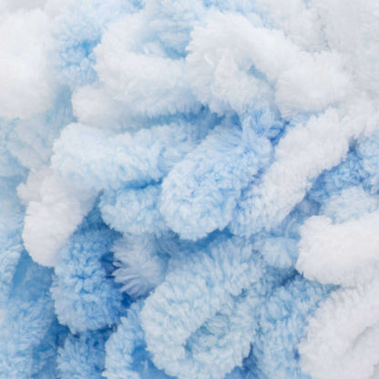 Bernat Alize Blanket-EZ Yarn White & Blue