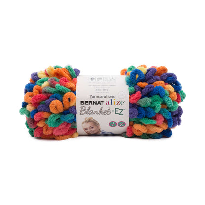 Bernat Alize Blanket-EZ Yarn Bright Rainbow
