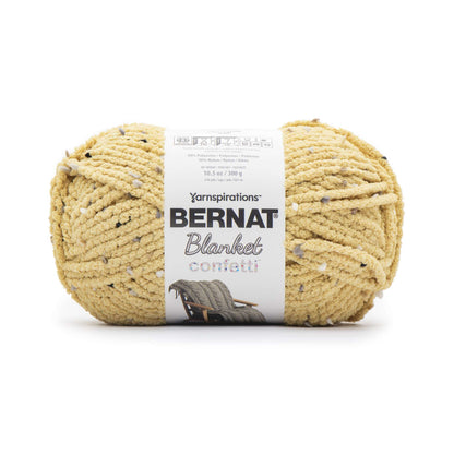 Bernat Blanket Confetti Yarn - Discontinued Shades Golden Confetti